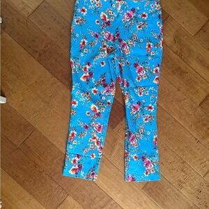 Counterparts Turquoise Floral Pants